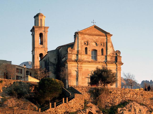 Église Saint-Augustin à Montemaggiore, Montegrosso (Corse)