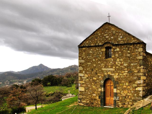 Lavatoggio, Balagne (Corse) - Chapelle San Cervone