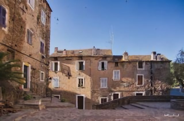 La place du village de Venzolasca