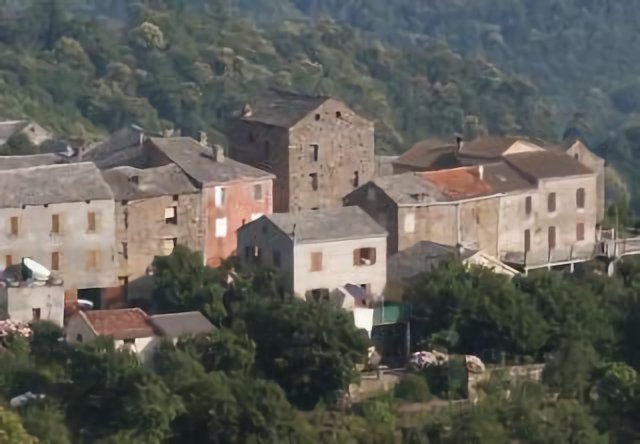 village d'A Casabianca en Castagniccia, Corse, Corsica