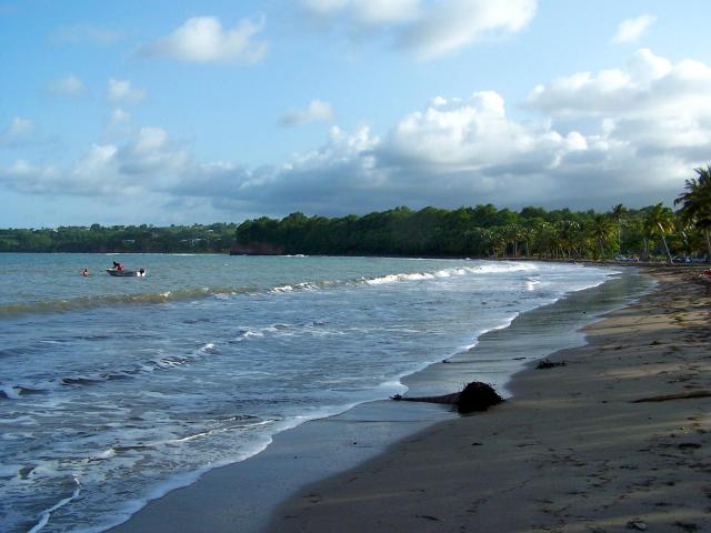 Plage Sainte-Claire à Goyave