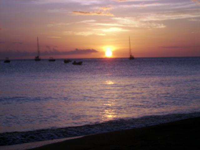 en GUADELOUPE - vue depuis POINTE NOIRE