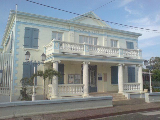 Port Louis city hall in Guadeloupe