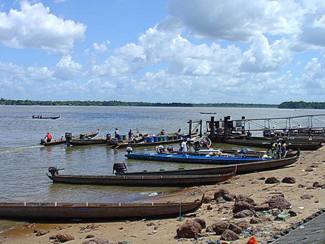 Marowijne River at Albina