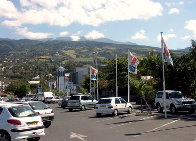 Étang-Salé-les-Hauts, centre ville.