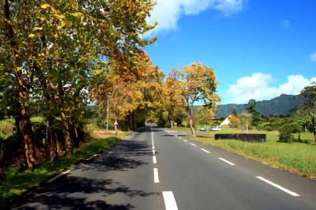 Plaine des Palmistes - Entrée du village