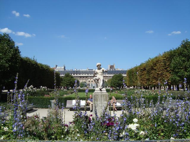 Les jardins du Palais-Royal à Paris