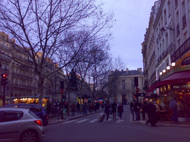 Quartier Odéon, vue Bld Saint-Germain