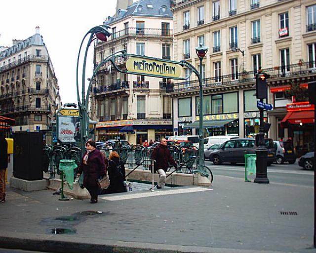 Station Cadet du Métropolitain de Paris.