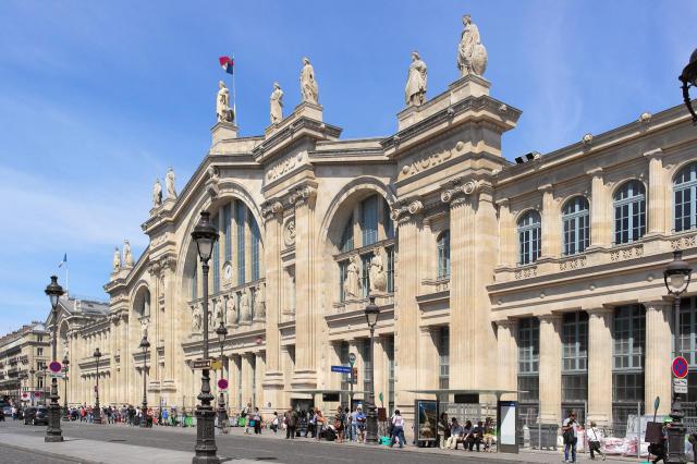 Facade of Gare de Paris-Nord