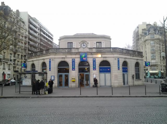 Gare de Courcelles-Levallois (Paris 17e) - 4 janvier 2014.