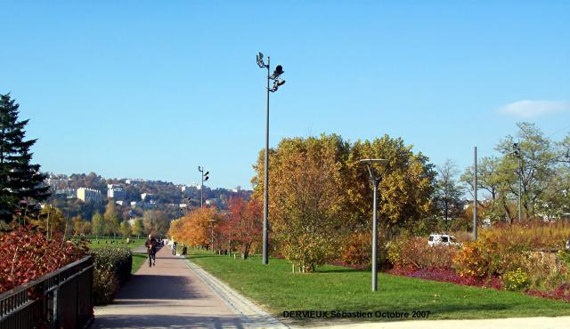 Le parc de Gerland, octobre 2007