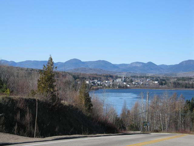 Village de Saint-Aimé-des-Lacs, Charlevoix, Québec.