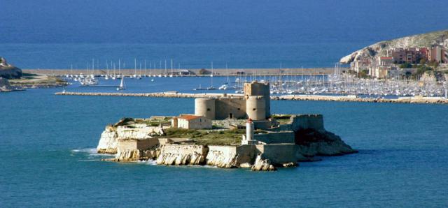 The Monte-Cristo prison known as "If castle" - Marseille France