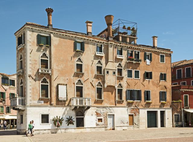 Français : Maison de Jean Cabot à Venise. Vue de la façade, Riva dei sette martiri