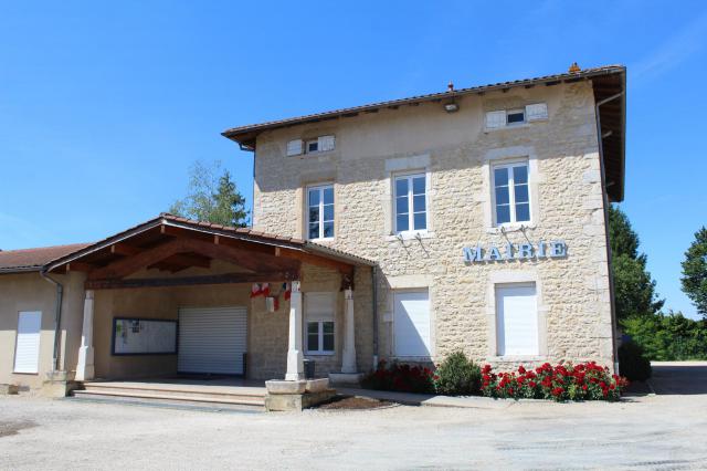 Mairie de Saint-Étienne-du-Bois, Ain.