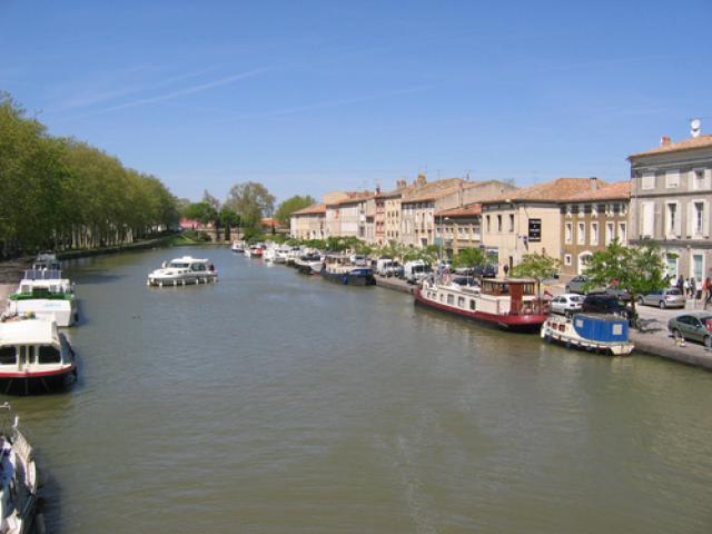 Le Canal à Castelnaudary.