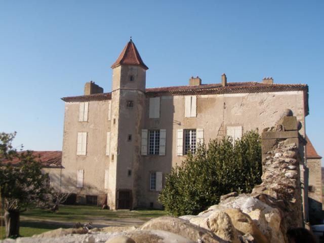 Château de Caudeval (11), face Sud