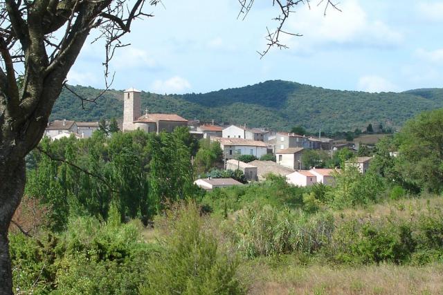 Village d'Albas dans le département de l'Aude