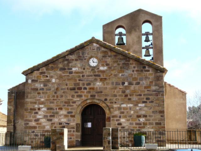 Eglise Saint-Mamès, Boutenac, Aude, France