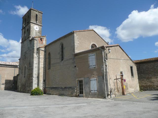 Église de Moussoulens (France).