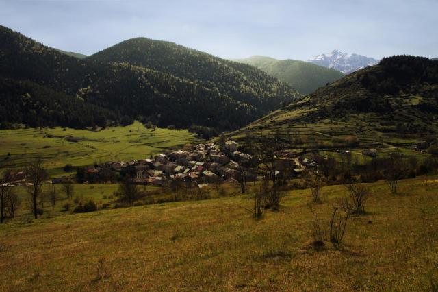 Village de Comus situé au Pays de Sault dans l'Aude