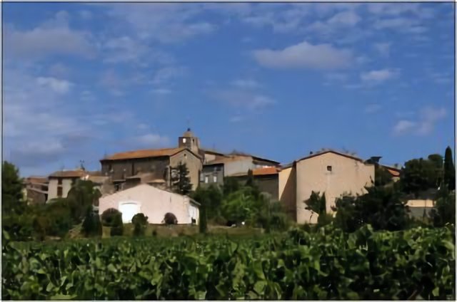 VILLARZEL-CABARDES [11] - Vue lointaine (août 2013)