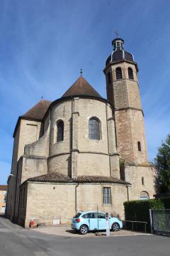 Arrière de l'église Notre-Dame de Pont-de-Veyle.