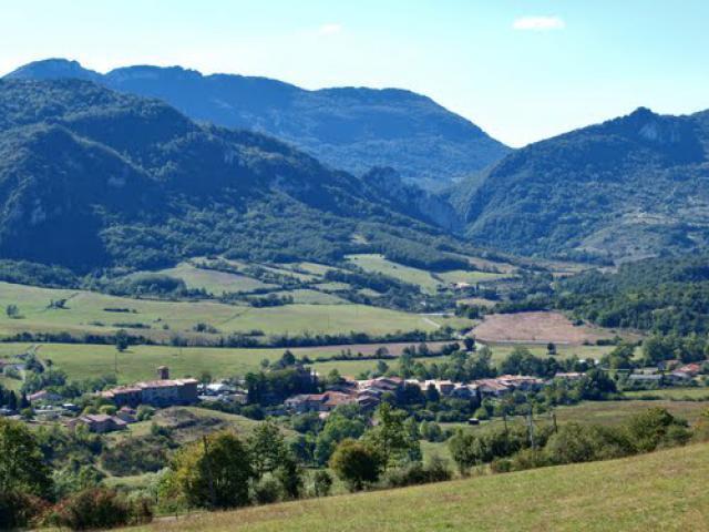 The village of Bugarach from the D14