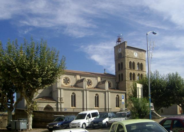 L'église Notre-Dame à Coursan