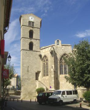 L'église Notre-Dame à Coursan