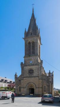 Saint Felix Church in Laissac, Aveyron, France