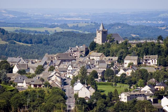 View on Laguiole, France