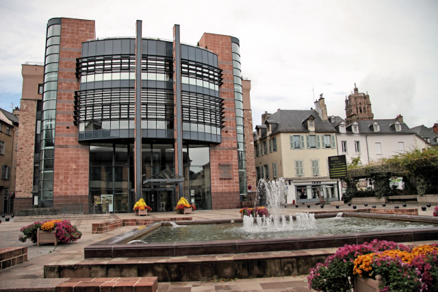 Hôtel de Ville de Rodez (Aveyron, France).