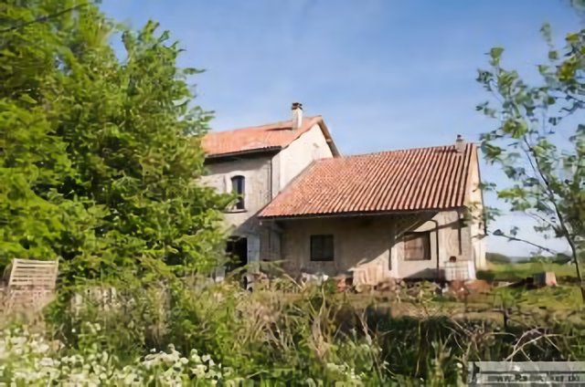Der Bahnhof l`Hospitelet du Larzac, in Privatbesitz und nicht sehr gut einsehbar