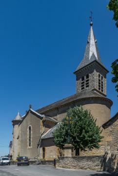 Church in Saint-Martin-de-Lenne, Aveyron, France