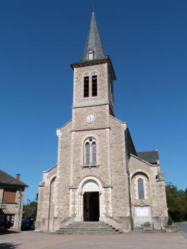 Façade de l'église Saint-Jérôme de La Capelle-Bleys