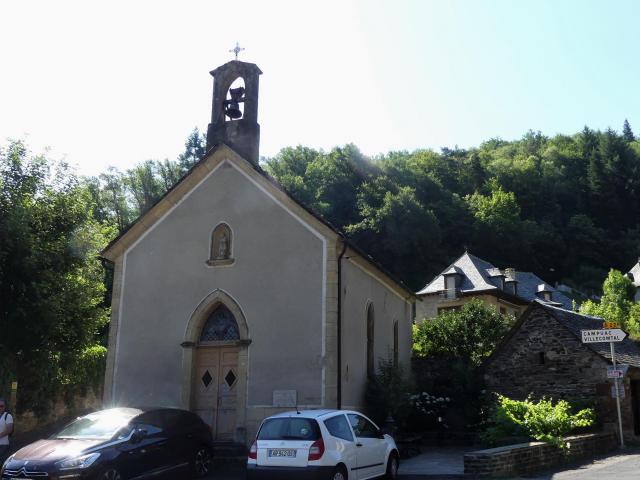 La chapelle du Pont, Sébrazac, Aveyron, France.