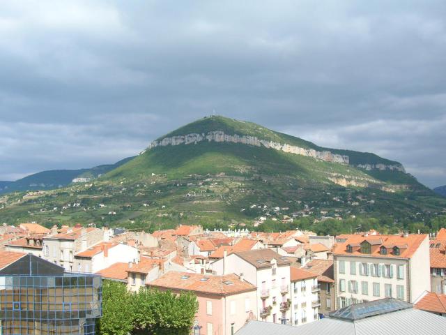 La puncho d'agast vue depuis le haut du beffroi.
