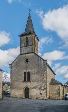 Church in Fijaguet, commune of Valady, Aveyron, France