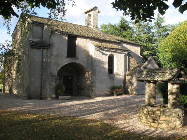 Chapelle Notre-Dame de Salars à Pont-de-Salars dans l'Aveyron.