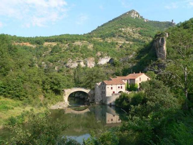France, la vallée de la Dourbie, le Moulin de Corps