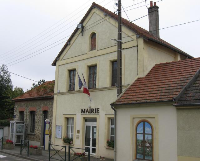 Mairie d.'Azy-sur-Marne. (département de l'Aisne, région Picardie).