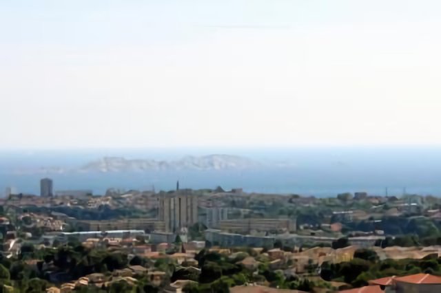 Septemes les Vallons - vue sur Marseille et mer
