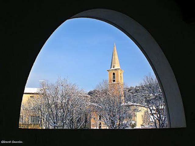 Gémenos - Neige à la fenêtre de Monsieur Jean