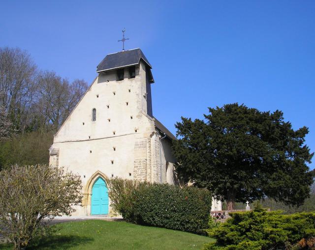 Grangues (Normandie, France). L'église Notre-Dame.