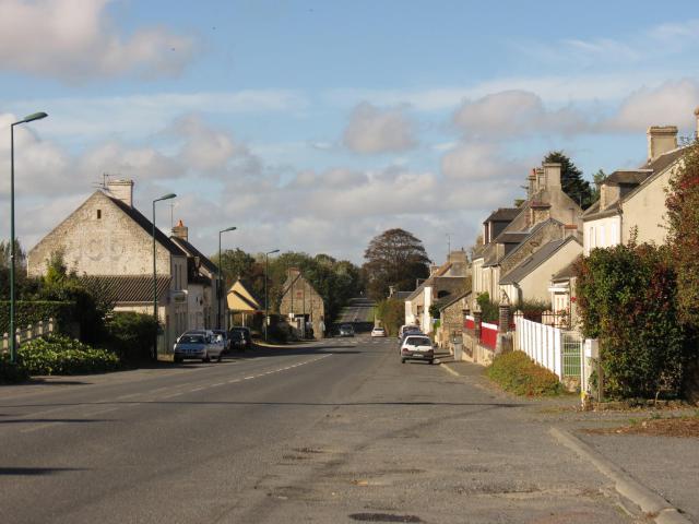 Rue principale à Mosles, ancienne N13