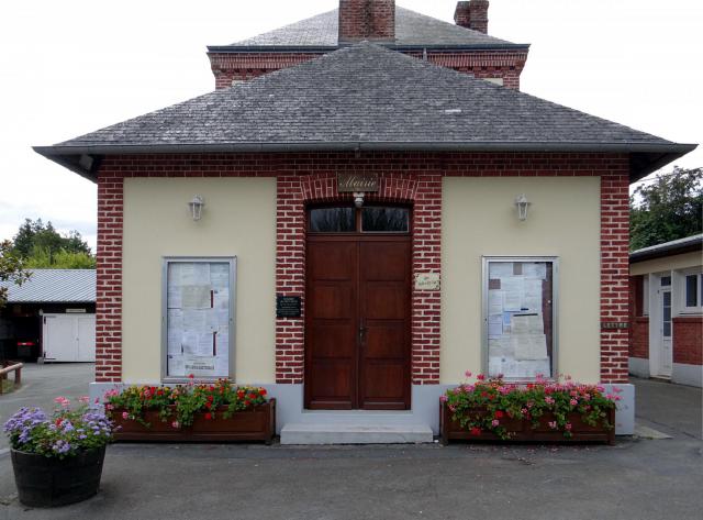 Mairie de Vauville, Calvados, France.