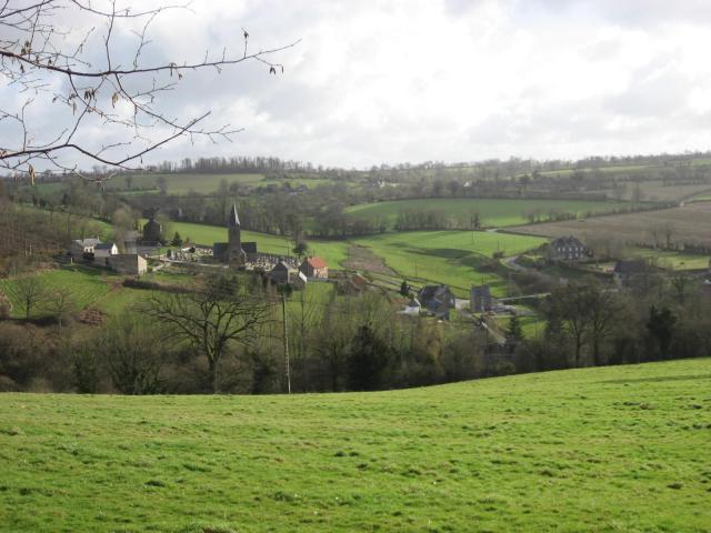 Le Bourg du village de Saint-Martin-Don