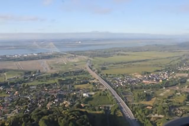 Pont de Normandie - Vue du ciel